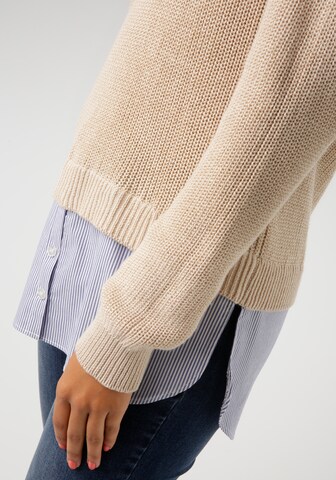 Aniston CASUAL Pullover in Beige