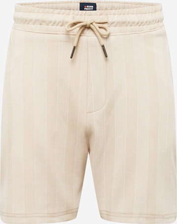 Regular Pantalon 'Ponte' Denim Project en beige : devant