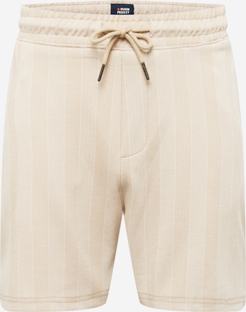 regular Pantaloni 'Ponte' di Denim Project in beige: frontale