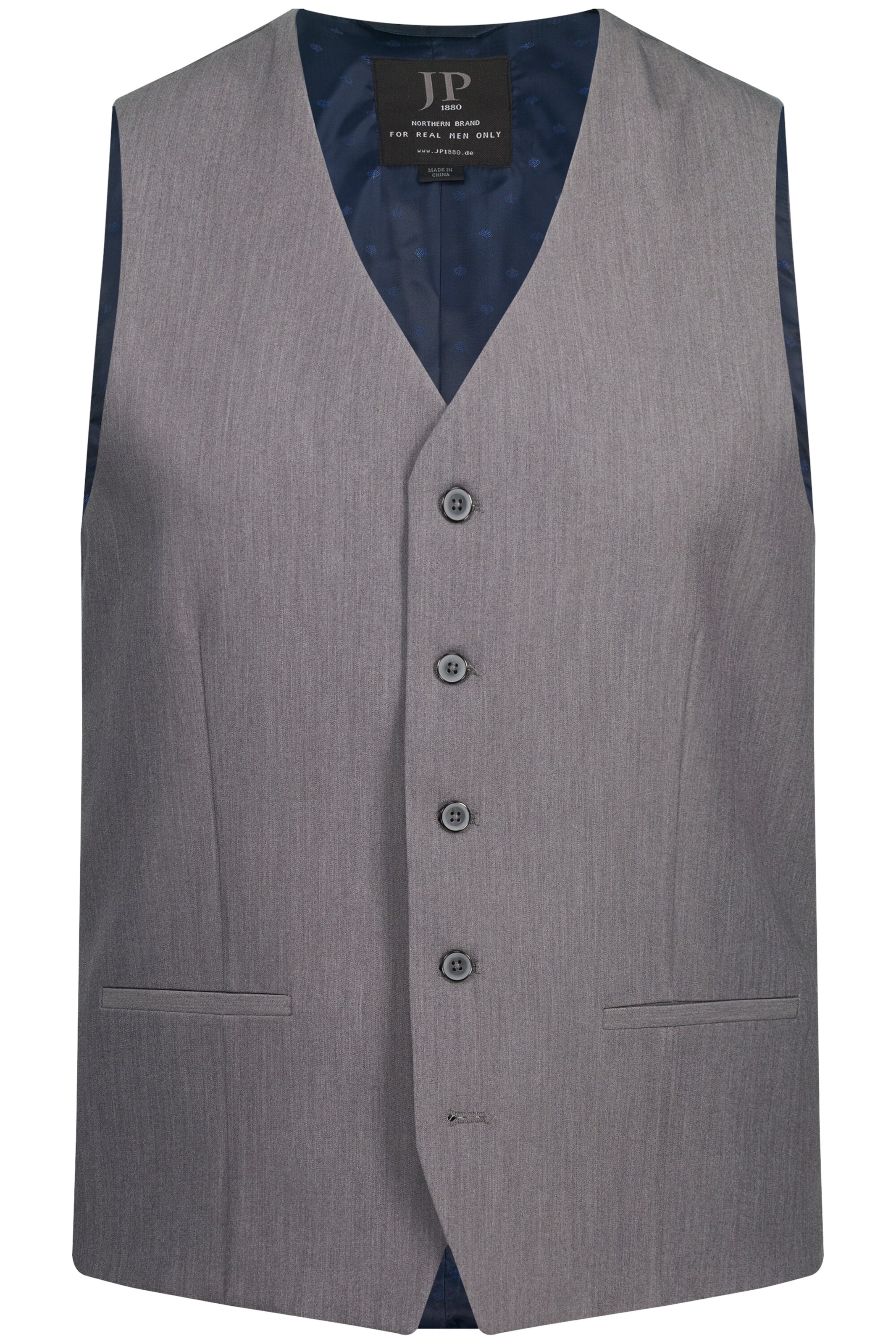 JP1880 Suit vest in Grey: front