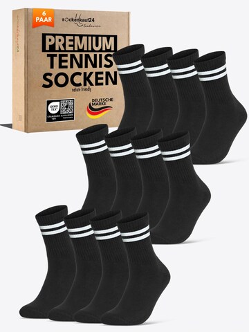 sockenkauf24 Athletic Socks in Black