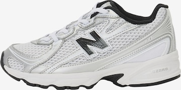 Sneaker '740' di new balance in argento: frontale