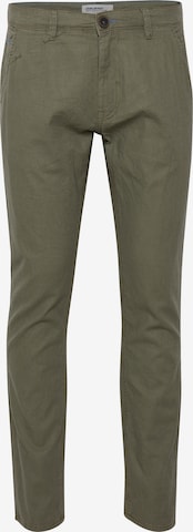 BLEND Chino Pants in Green: front