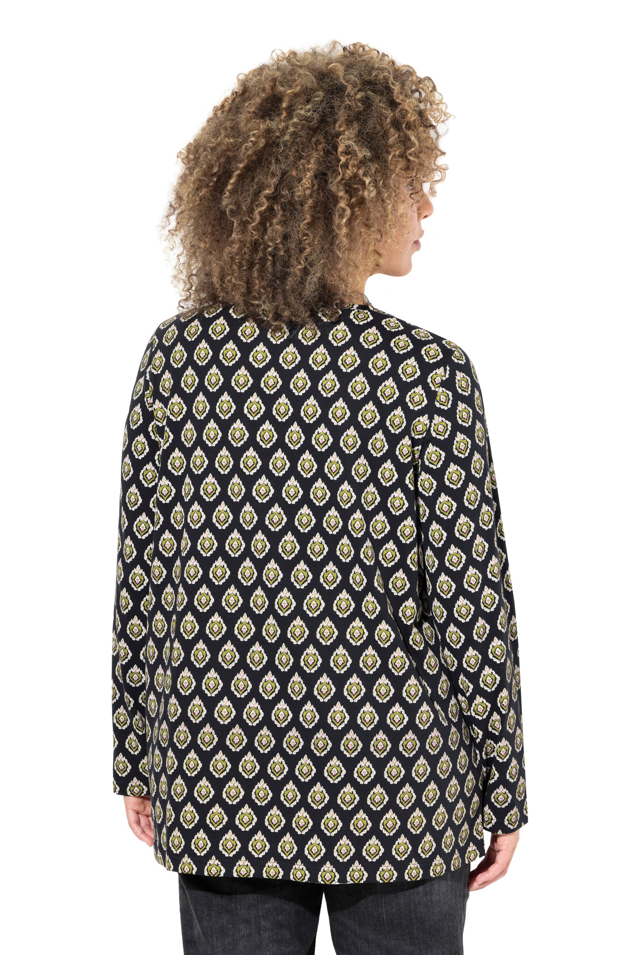 T-shirt Ulla Popken en noir