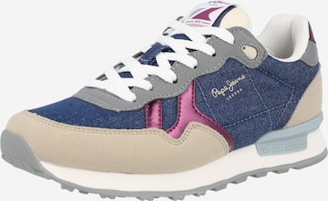Pepe Jeans Sneakers 'Britt' in Blue: front