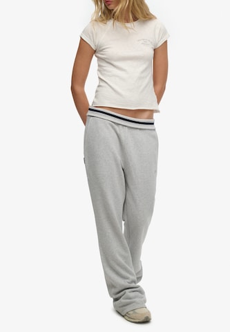 Superdry & Co Loose fit Pants 'Athletic Essentials' in Grey