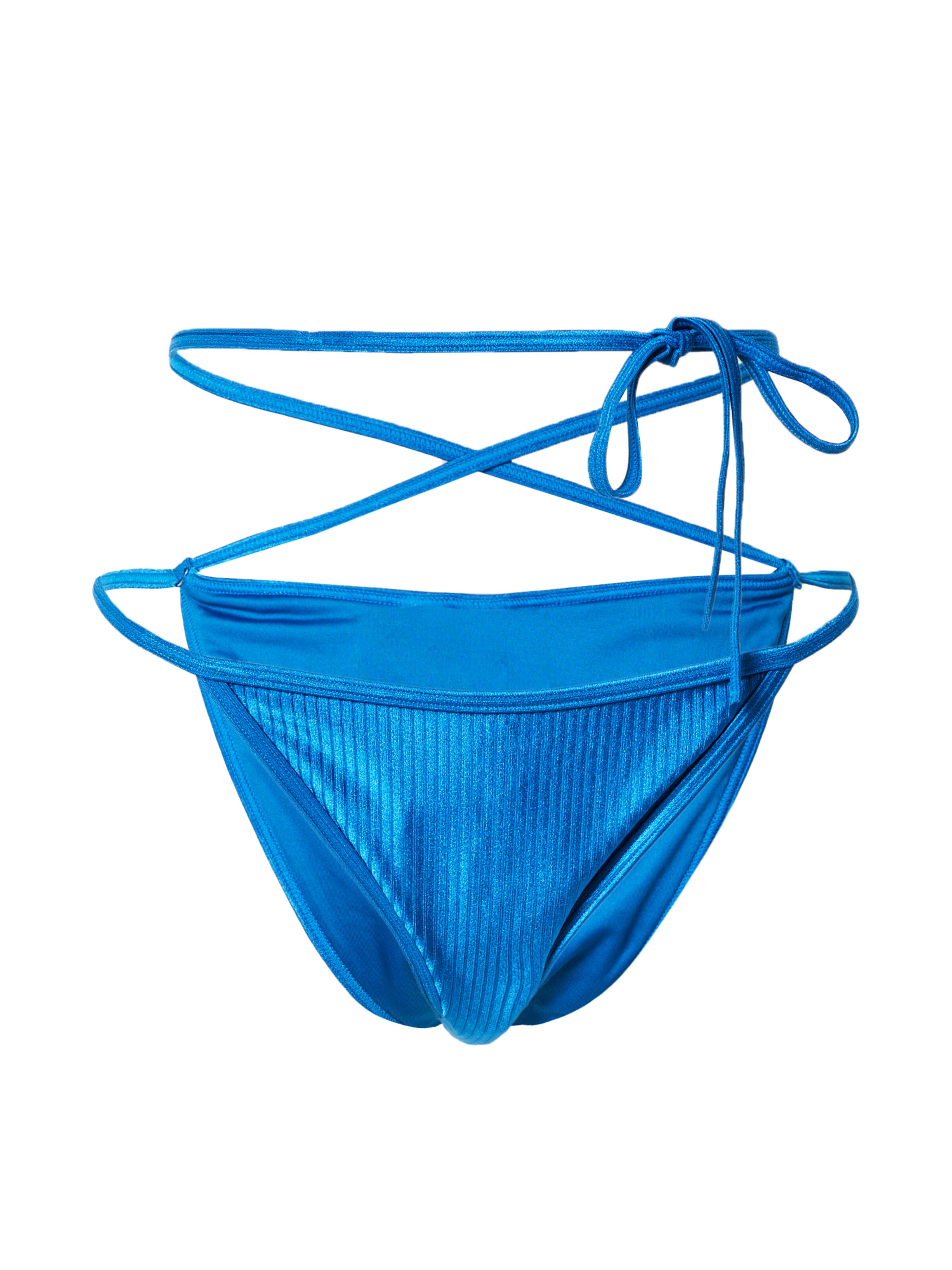 Slip costum de baie 'CHEEKY' de la Calvin Klein Swimwear pe albastru: față