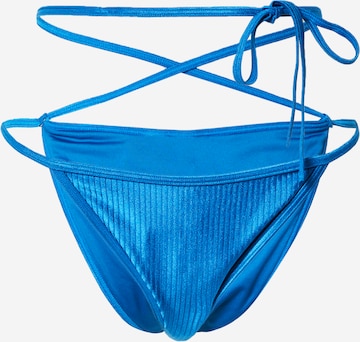 Calvin Klein Swimwear Bikini nadrágok 'CHEEKY' - kék: elől