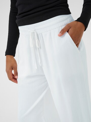 Wide leg Pantaloni 'KAmilia' di Kaffe in bianco