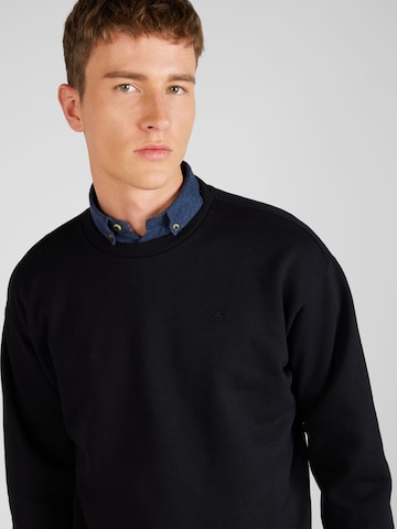 QS Sweatshirt in Zwart