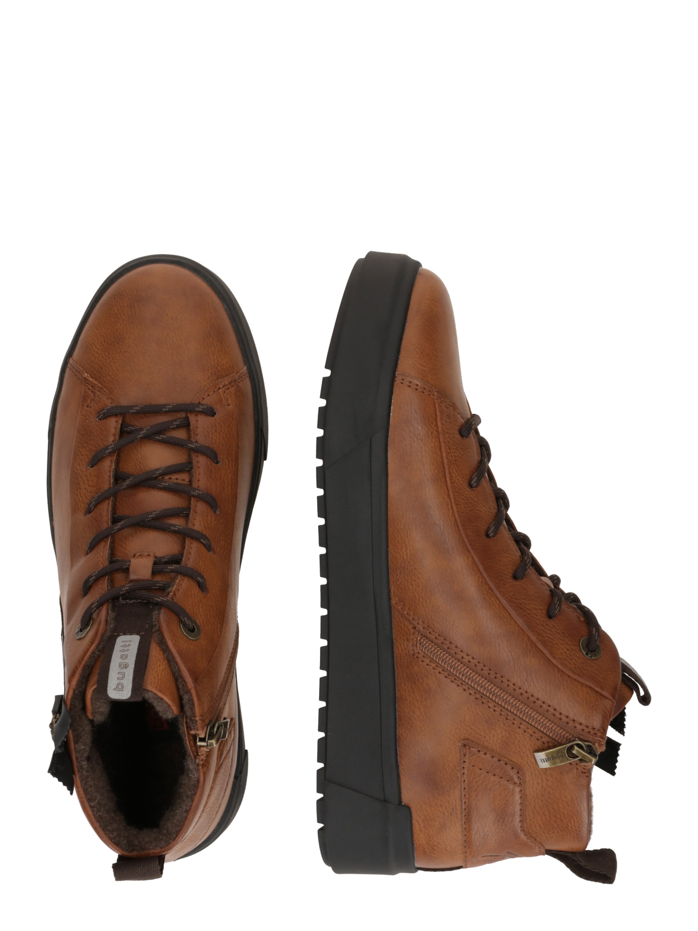 bugatti Fűzős csizma - barna