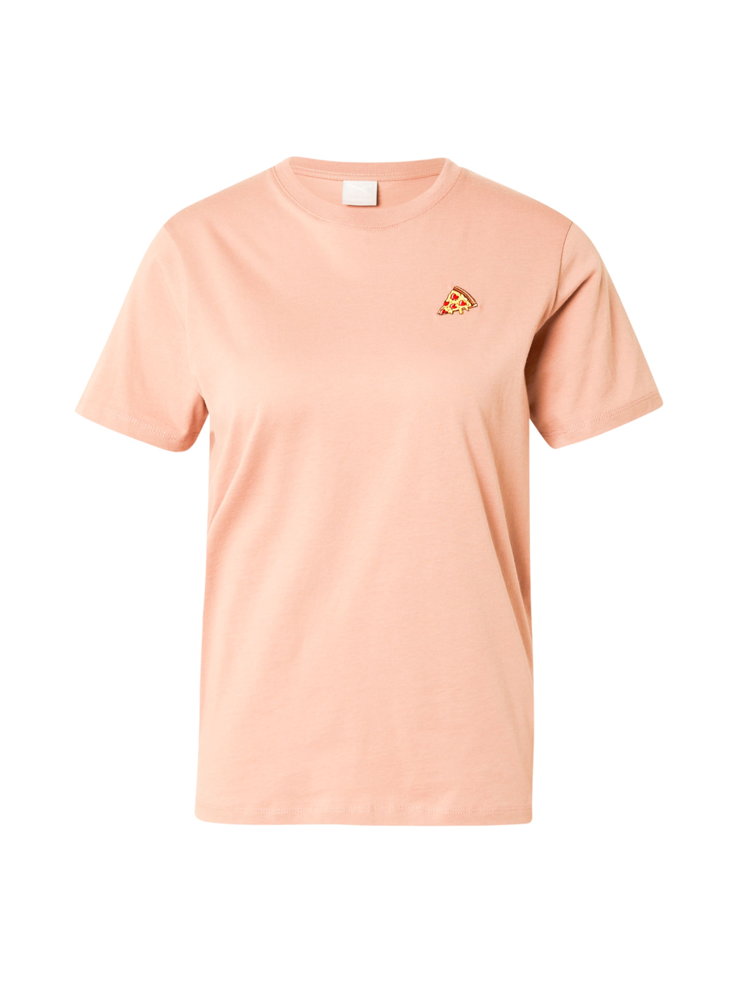 Iriedaily Μπλουζάκι 'Pizza Love' σε ροζ: μπροστά