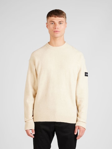 Calvin Klein Neulepaita värissä beige: edessä