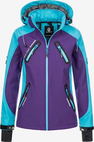 Rock Creek Outdoor Jacket in Purple: front