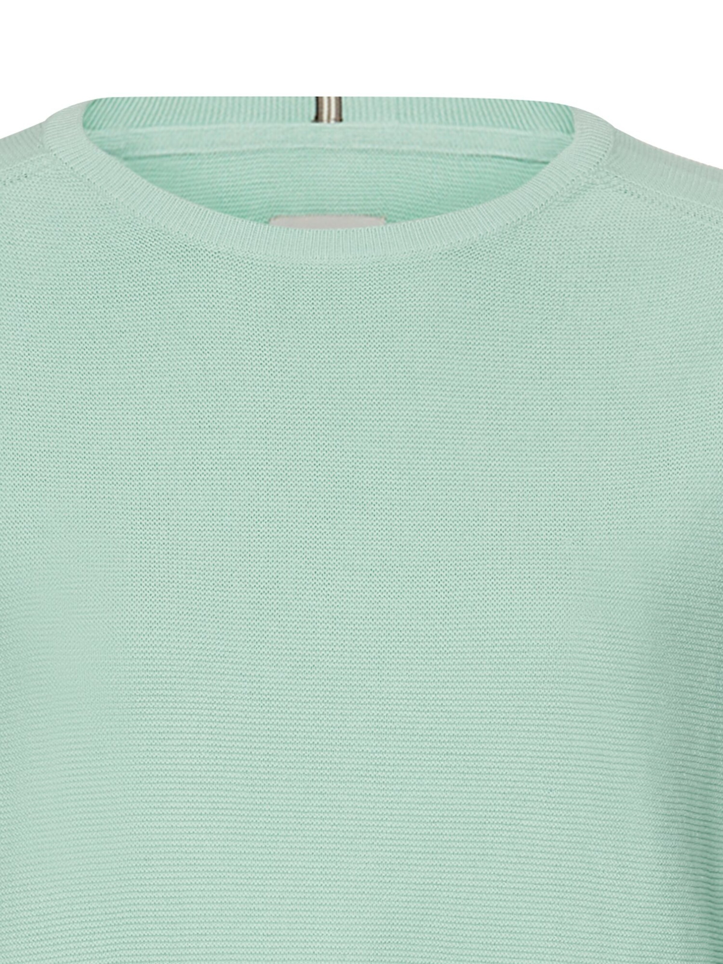 CAMEL ACTIVE Strickpullover aus reiner Baumwolle in Grün