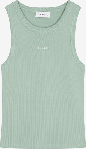 OH APRIL Top 'Dara' in Groen: voorkant