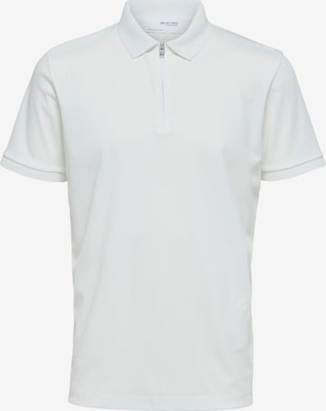 T-Shirt 'SLHFave' SELECTED en blanc : devant