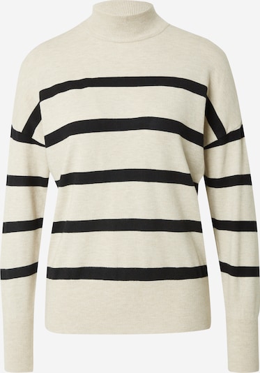 VILA Sweter 'LINA' w kolorze szarobeżowy / czarnym, Podgląd produktu
