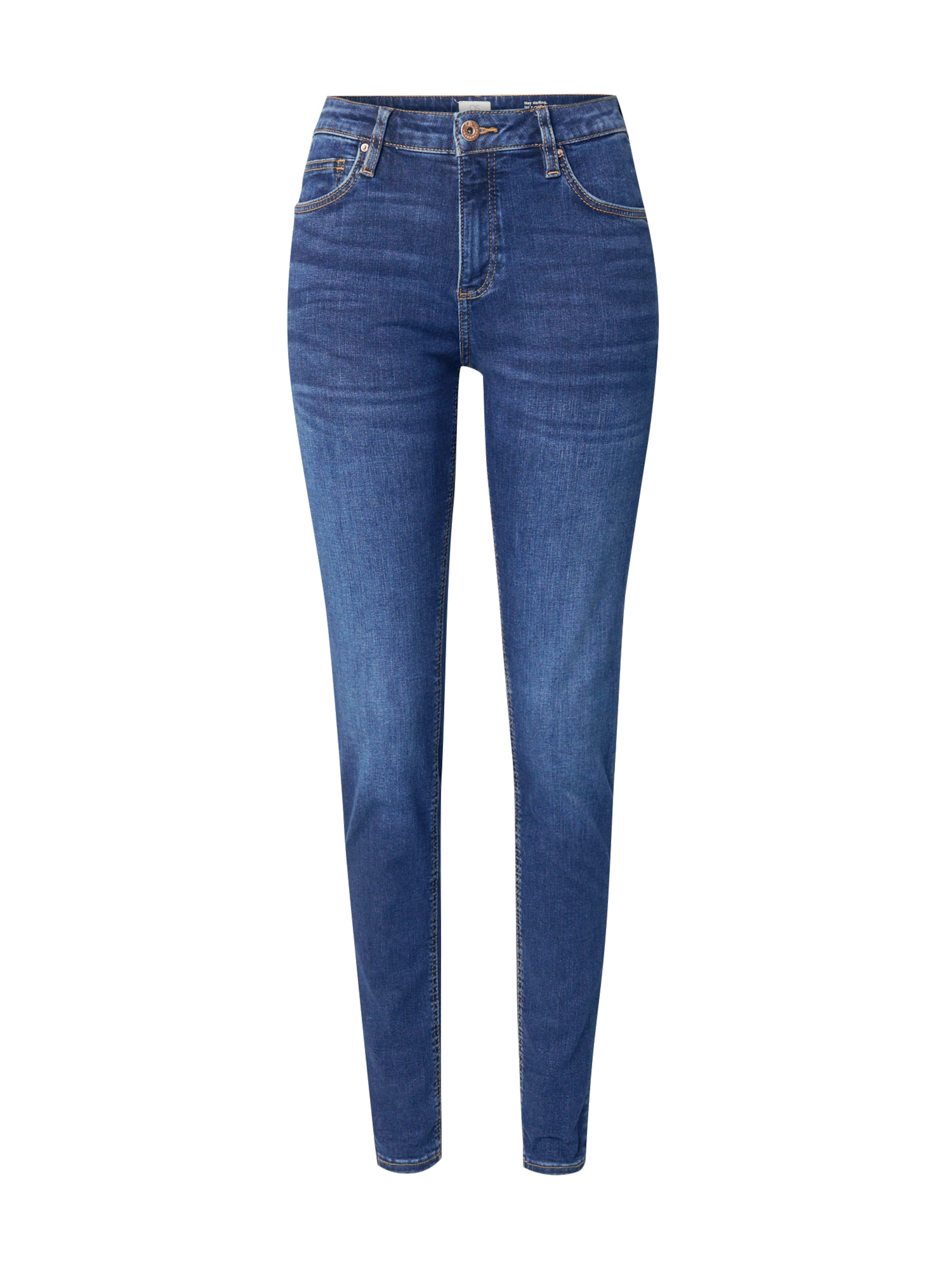 QS Skinny Jeans 'Sadie' in Blau: Vorderseite
