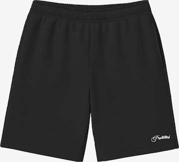 Prohibited Pants in Black: front