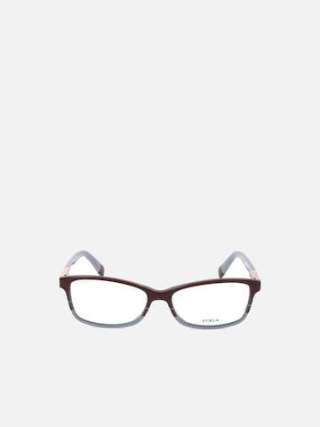 FURLA Sunglasses 'Furla VU4976 Brown+grey+smoke 53/15/140 WOMAN Eyewear Frame' in Mixed colours