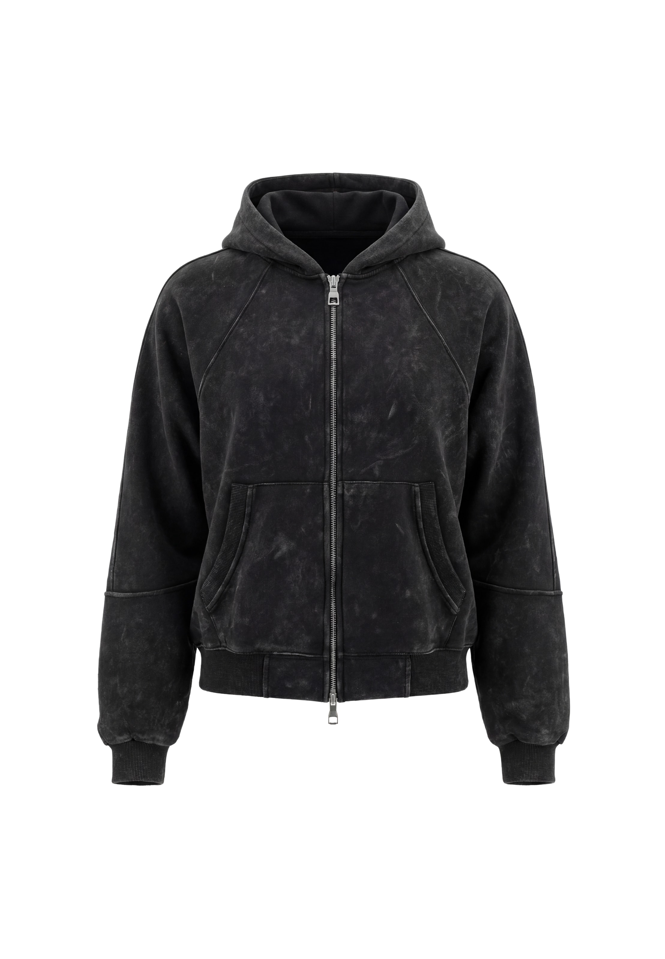 Veste de survêtement myMo ROCKS en noir : devant