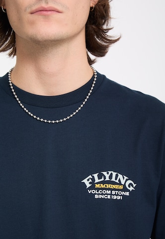 Volcom T-Shirt 'FLYING MACHINE ' in Blau