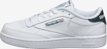 balts Reebok Zemie brīvā laika apavi 'Club C 85'