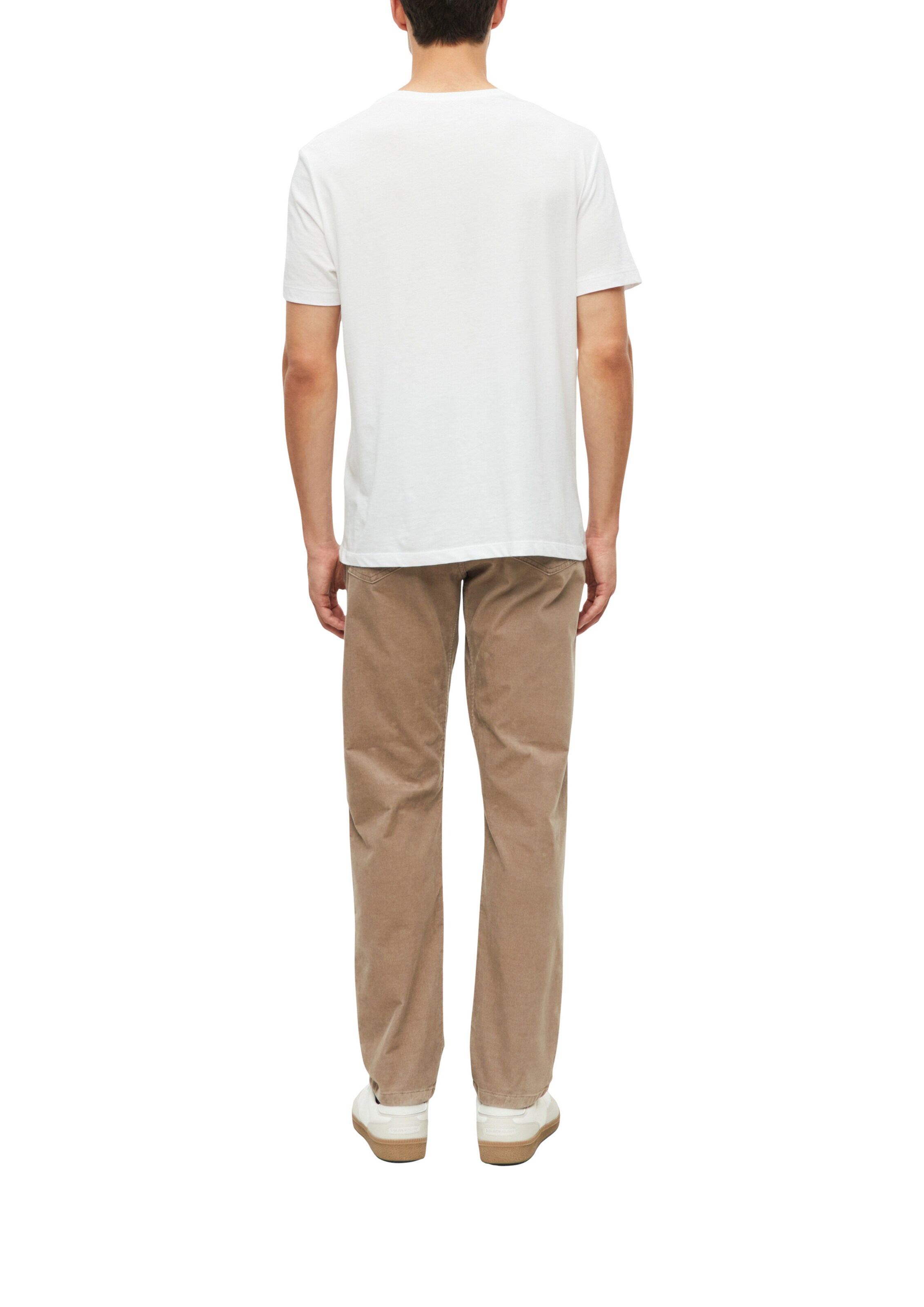 s.Oliver Regular Hose in Beige: Rückseite