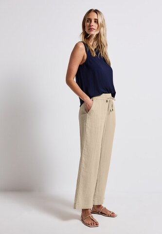 Wide leg Pantaloni di STREET ONE in beige