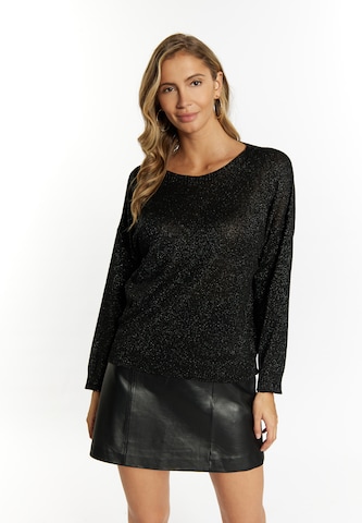 faina - Pullover em preto: frente