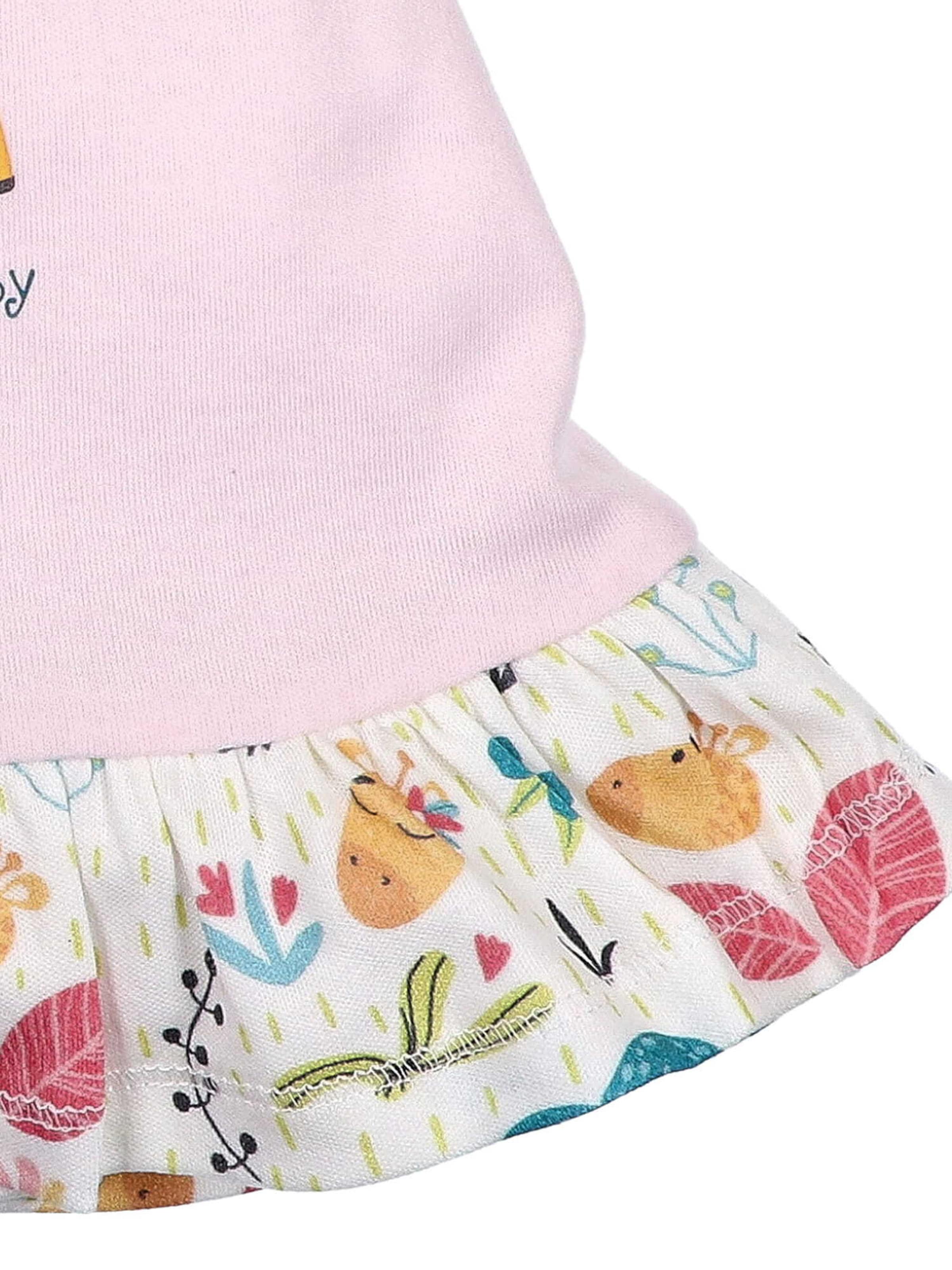 T-Shirt 'Giraffe' NINI en rose