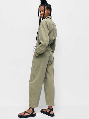 Pull&Bear Jumpsuit in Grün