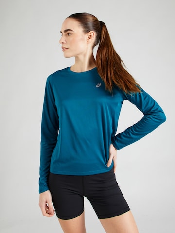 ASICS Functioneel shirt in Blauw: voorkant