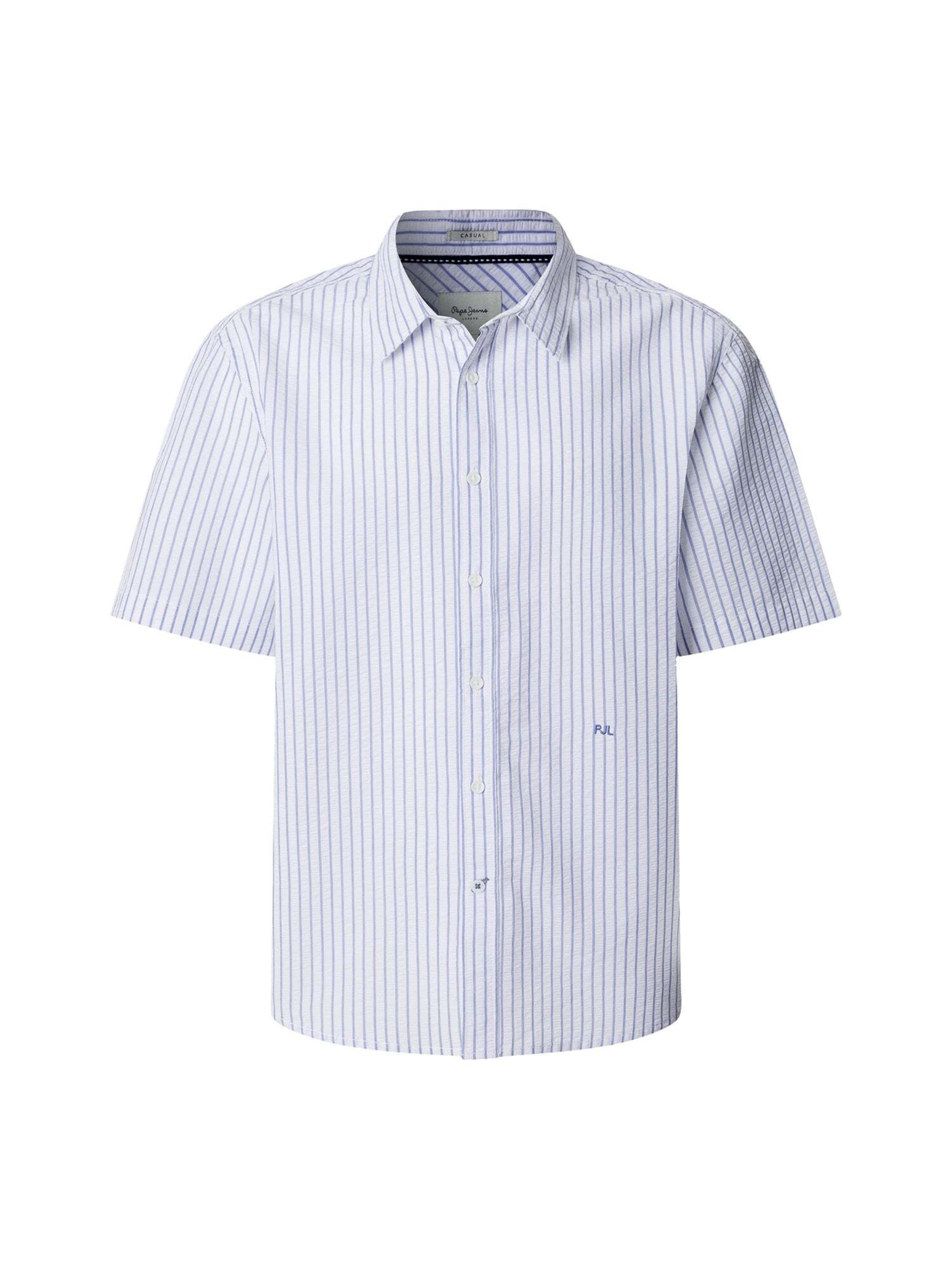 Pepe Jeans Button Up Shirt 'Ronnier' in L in Opal / White, Item view