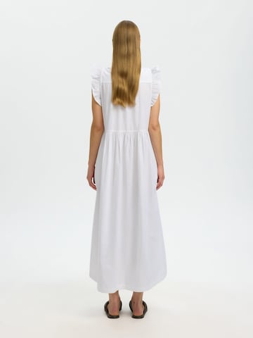 SELECTED Kleid in Weiß