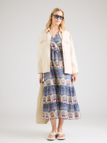 Lollys Laundry Zomerjurk 'Samo' in Blauw