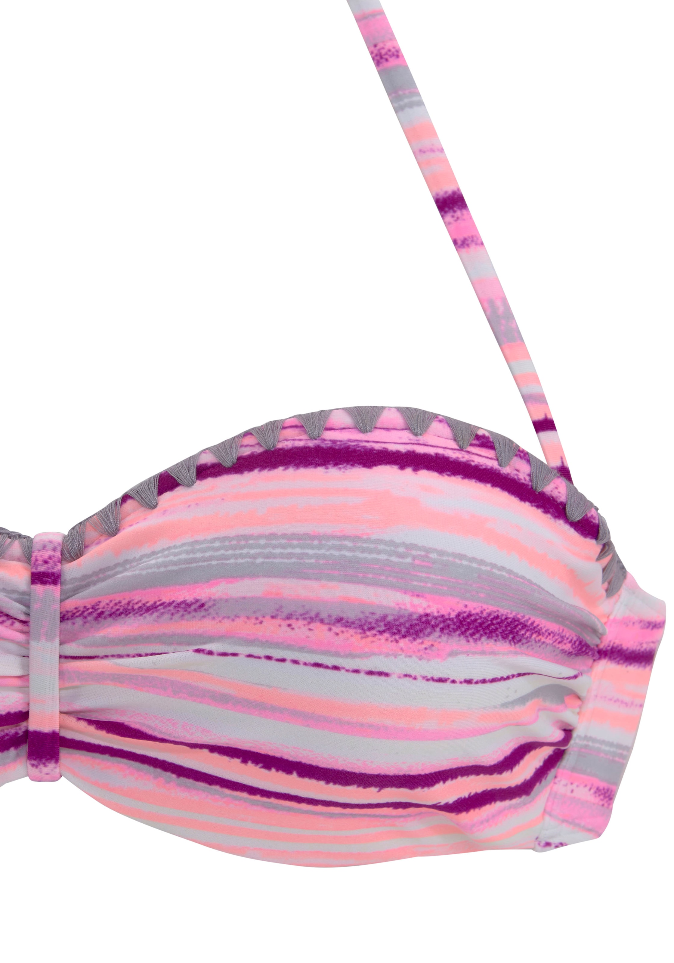 Bandeau Bikini de sport VENICE BEACH en rose