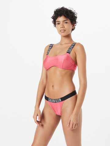 Calvin Klein Swimwear Bikinibroek 'Intense Power' in Roze