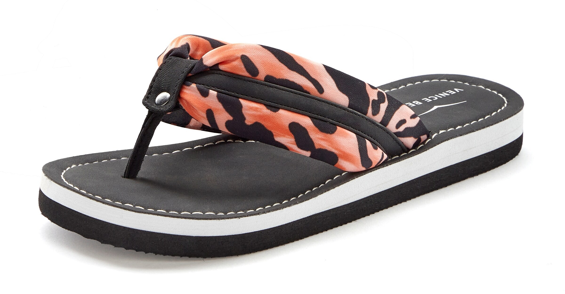 VENICE BEACH Σαγιονάρες διχαλωτές σε πορτοκαλί / μαύρο, Άποψη προϊόντος