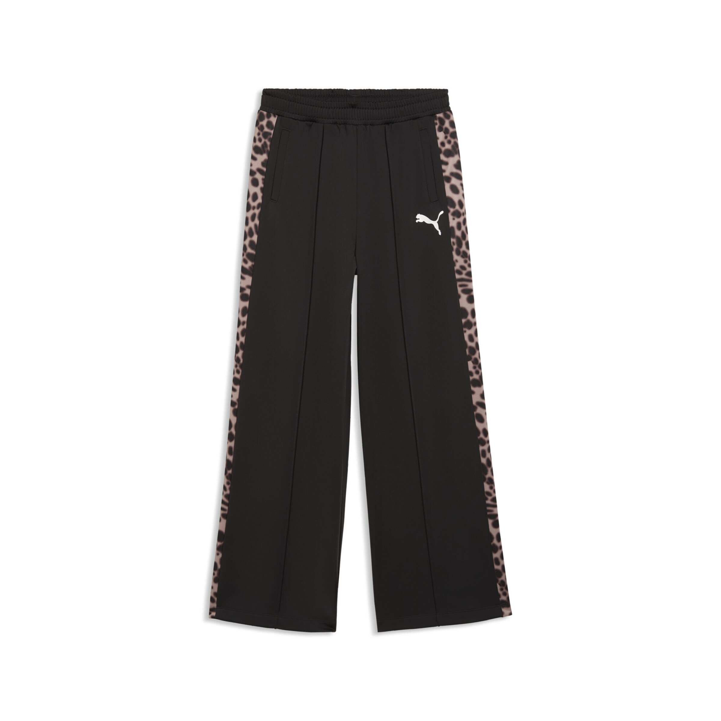 Loosefit Pantalon de sport 'T7 Animal' PUMA en noir : devant