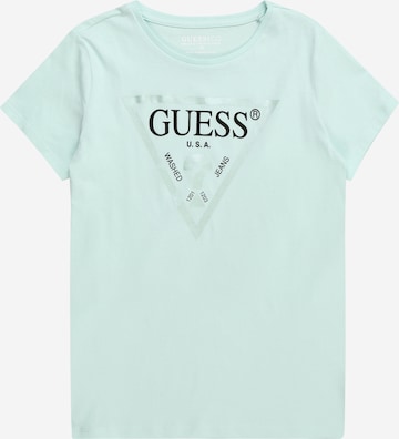 Tricou de la GUESS pe verde: față