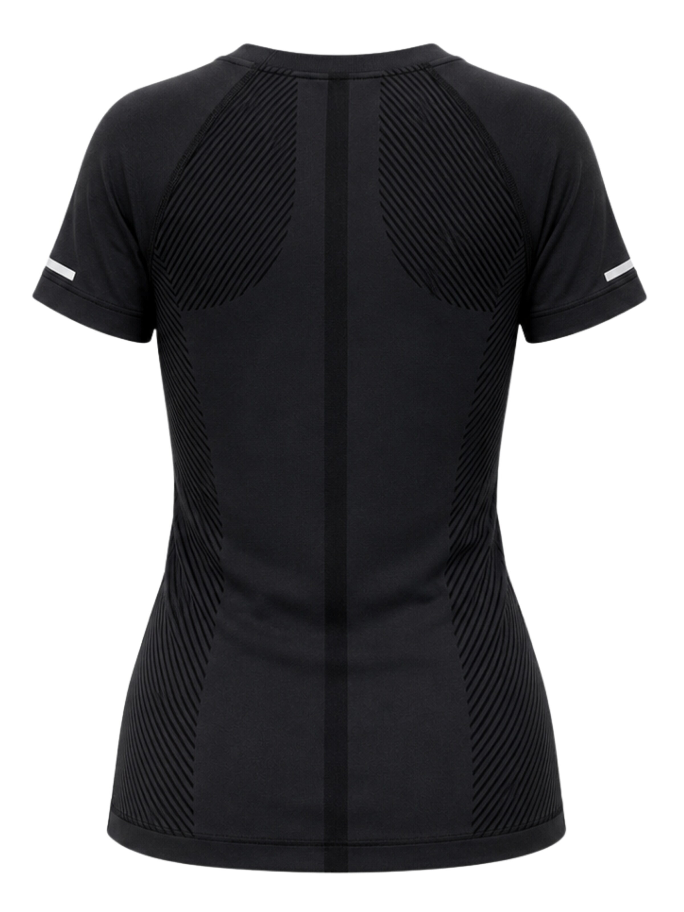 T-shirt fonctionnel 'Wulibike Damen Funktionsshirt Seamless Kompressions-Sportshirt Kurzarm' WULIBIKE en noir