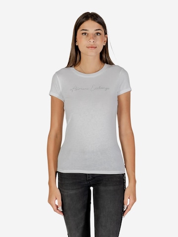 Maglietta 'XW001457 AF10356' di ARMANI EXCHANGE in bianco: frontale