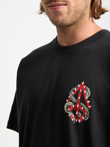 T-Shirt 'Snake Peace LSE' Volcom en noir