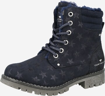 Bottes TOM TAILOR en bleu : devant