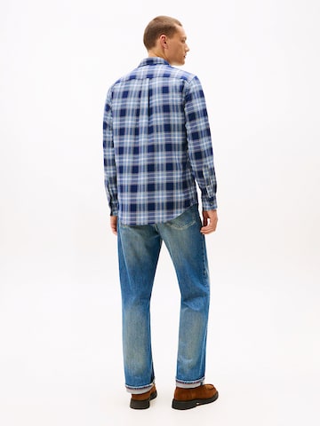 TOMMY HILFIGER Regular Fit Hemd in Blau