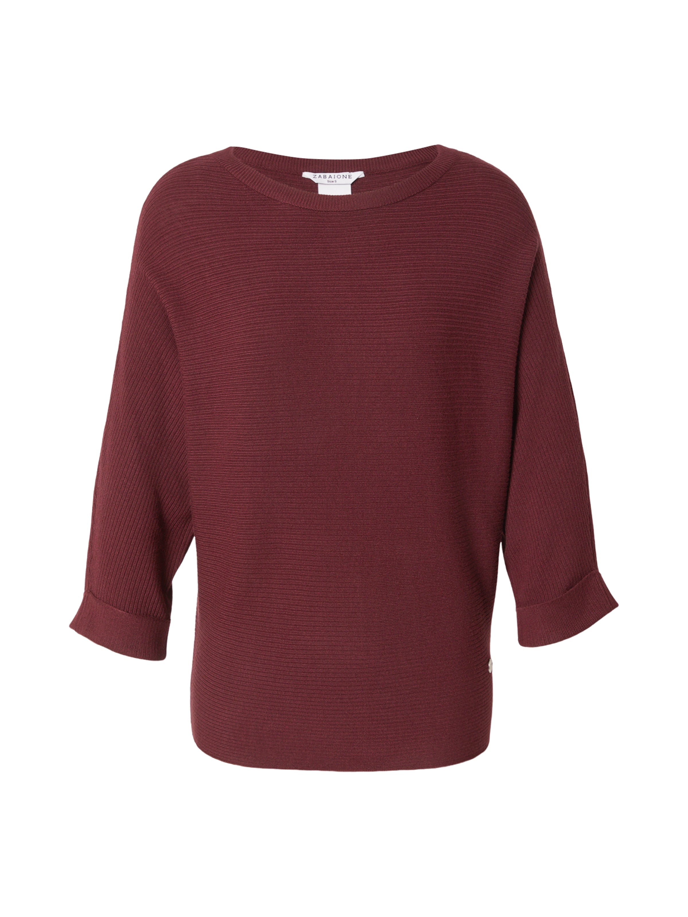 ZABAIONE Pullover 'Ce44ce' in Braun: Vorderseite