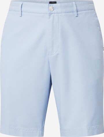 BOSSChino hlače - plava boja: prednji dio