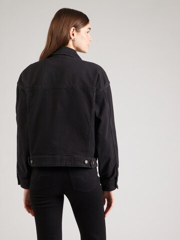 GUESS JEANS Prehodna jakna | črna barva